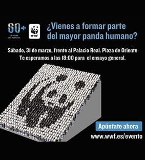 WWF busca a 500 personas para crear un mosaico humano