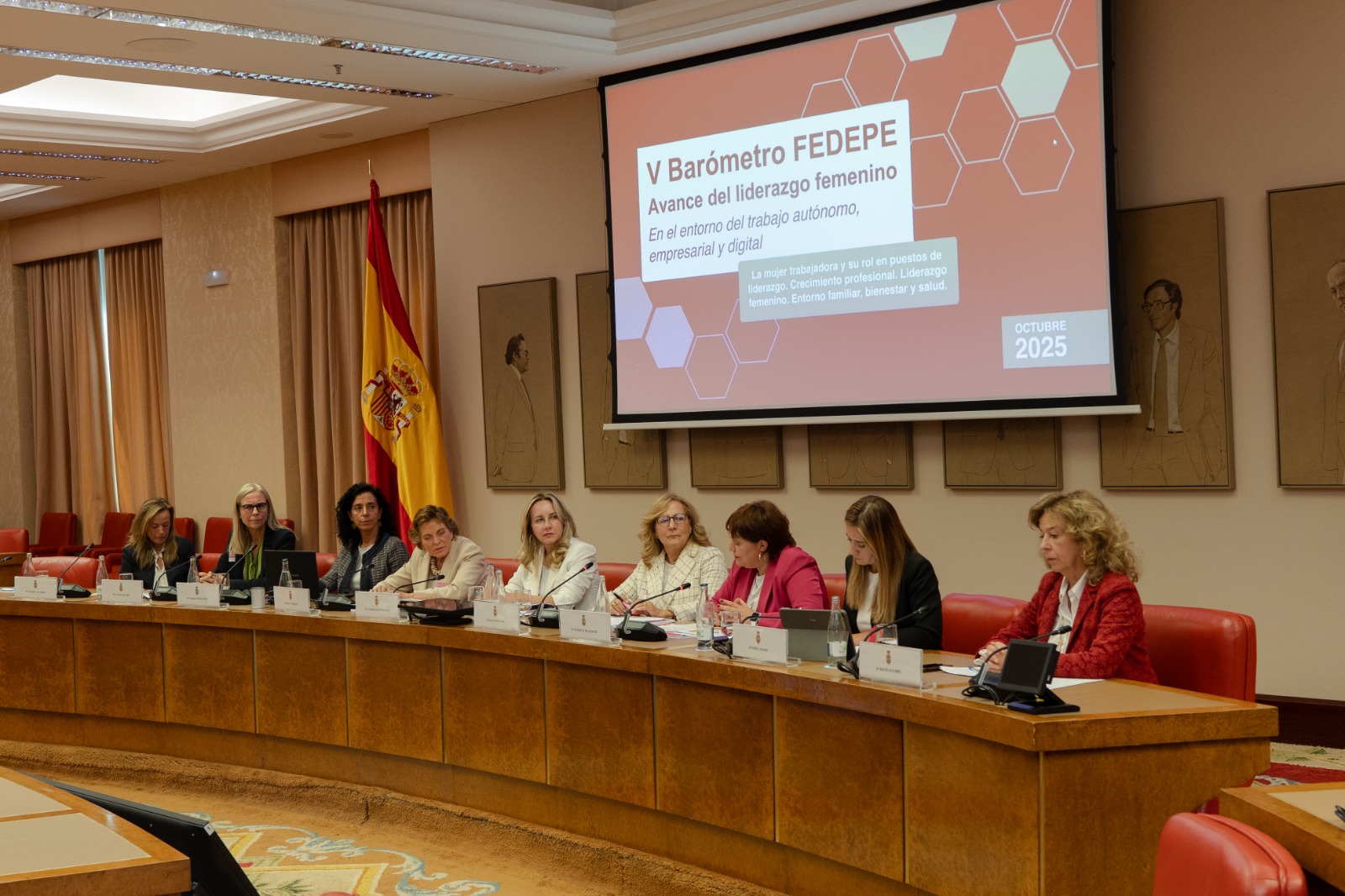 FEDEPE presentó en el Congreso su V Barómetro sobre la mujer en el mundo laboral
