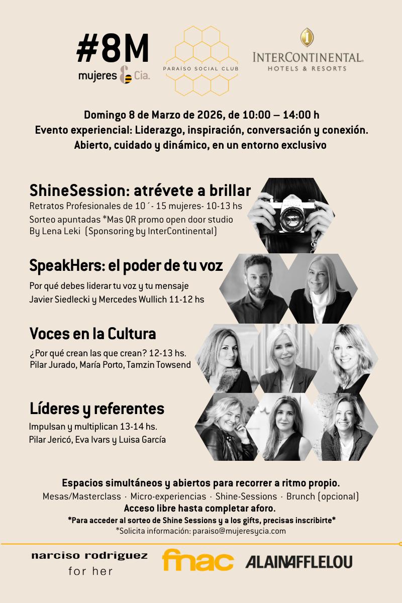 #8M en InterContinental: Celebramos tu día para inspirarte, retratarte y lanzar el poder de tu voz